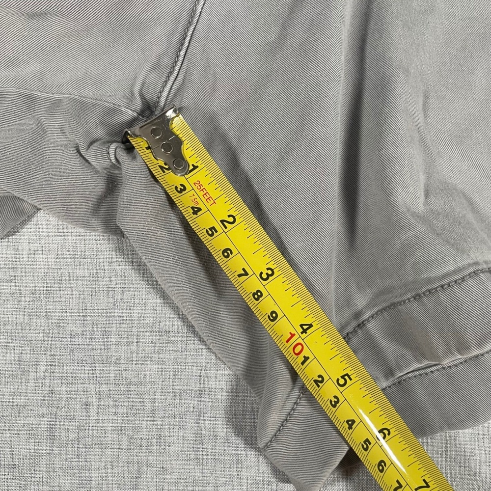 J.Crew Womens Gray Chino Shorts Size 18 Re-Imagined Stretch Cotton Twill 5 inch - Picture 6 of 11
